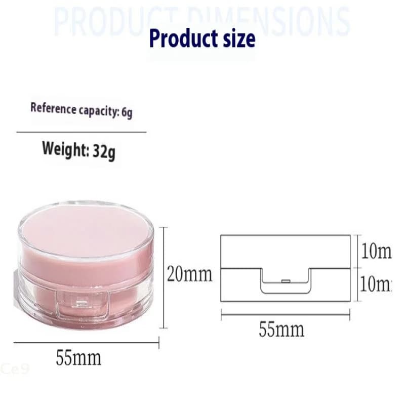 Mini cuscino d'aria scatola fai da te cofanetto vuoto con specchio contenitore cosmetico crema BB con custodia per trucco fondotinta in spugna cura della pelle