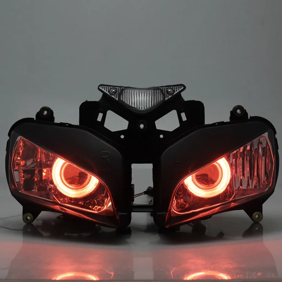 Lighthouse Group LED Front for Motorcycle with HID Projector Dazzling/Abanding for Honda CBR1000RR 2003-2007, Faro Accessories