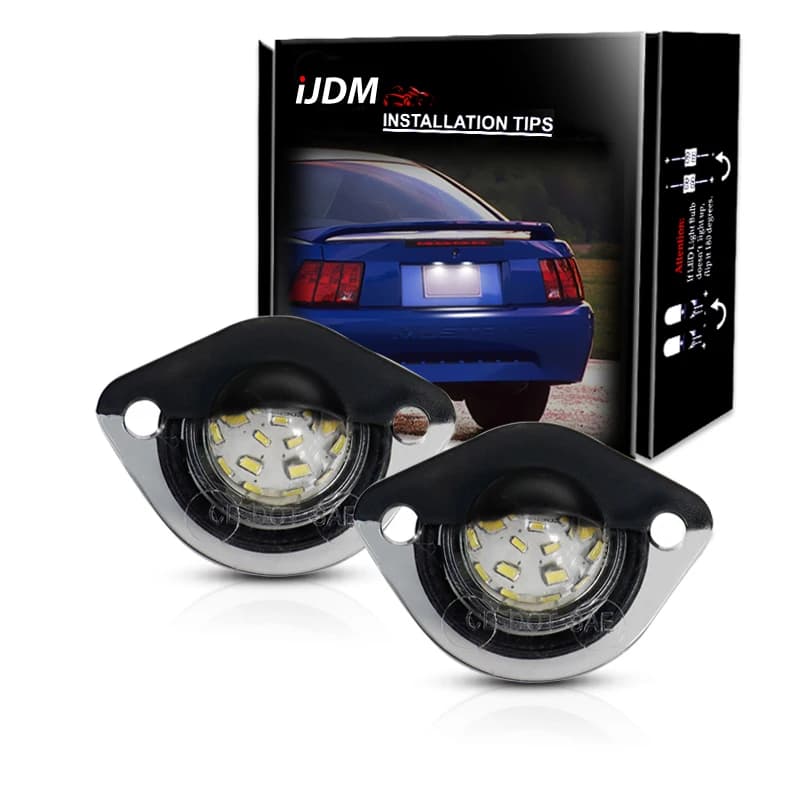 2 pezzi bianco LED targa luce targa lampada per Ford Mustang GT 1994 1995 1996 1997 1998 1999 2000 2001 2002 2003 2004
