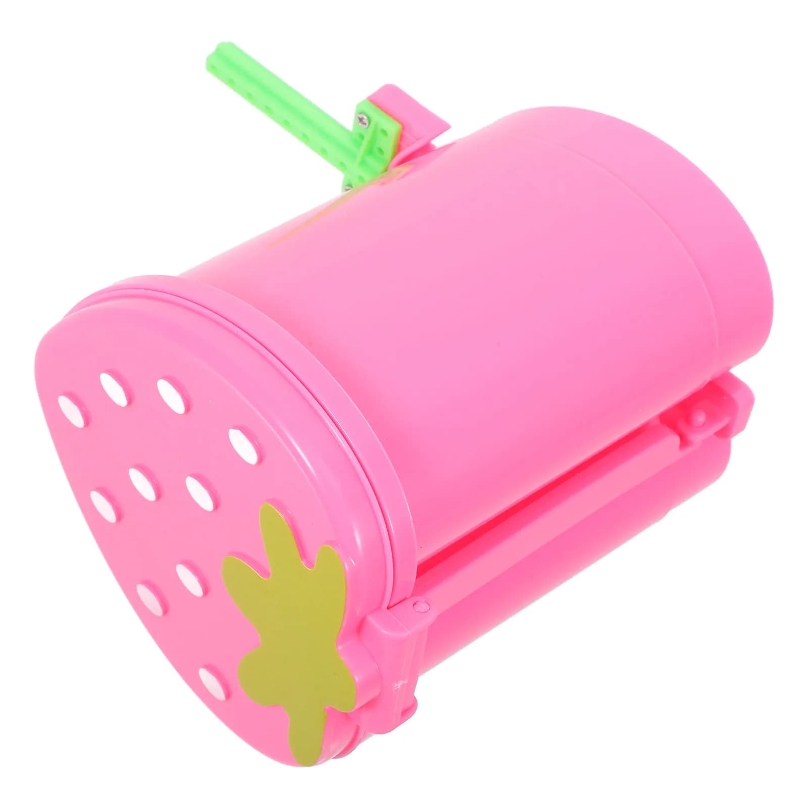 Cestino per Carta a Forma di Fragola, Piccolo Cestino da Scrivania in Plastica, Contenitore Compatto per Rifiuti da Bancone, Decorazione Kawaii per Ufficio