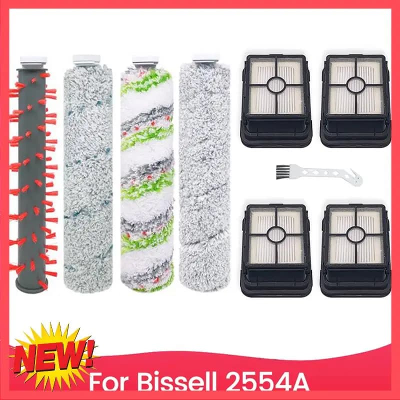 B17C 9PCS Spazzola per aspirapolvere e accessori per filtri per parti di ricambio per accessori per aspirapolvere robot Bissell 2554A