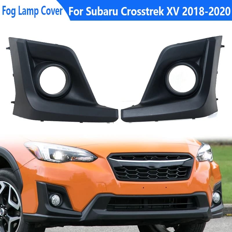 Fog Lamp Cover Grill Bezel For Subaru Crosstrek XV 2018 2019 2020 Headlight Front Bumper Fog Light Cover Trim Car Accessories