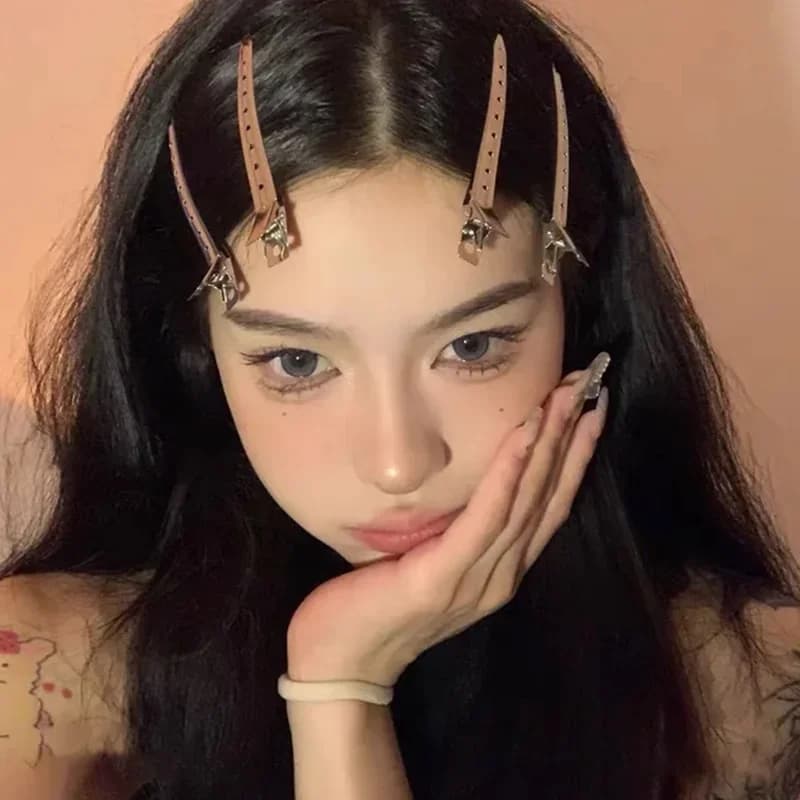 Metal Steel Sectioning Hair Clips for Salon Barber Use, Strong Hold Hair Clamps for Hair Cutting Styling, Fluffy Hair Root Professional Hair Care Tools for Women