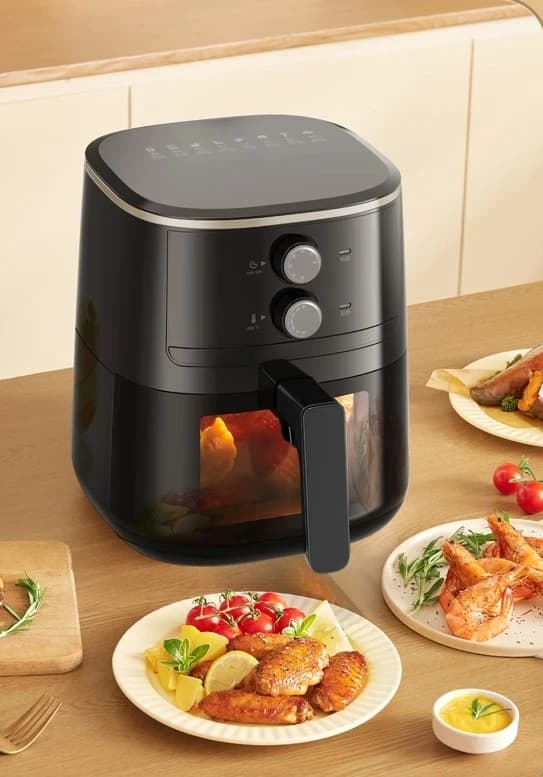Fully Automatic Multifunctional Electric Air Fryer with Visual Window