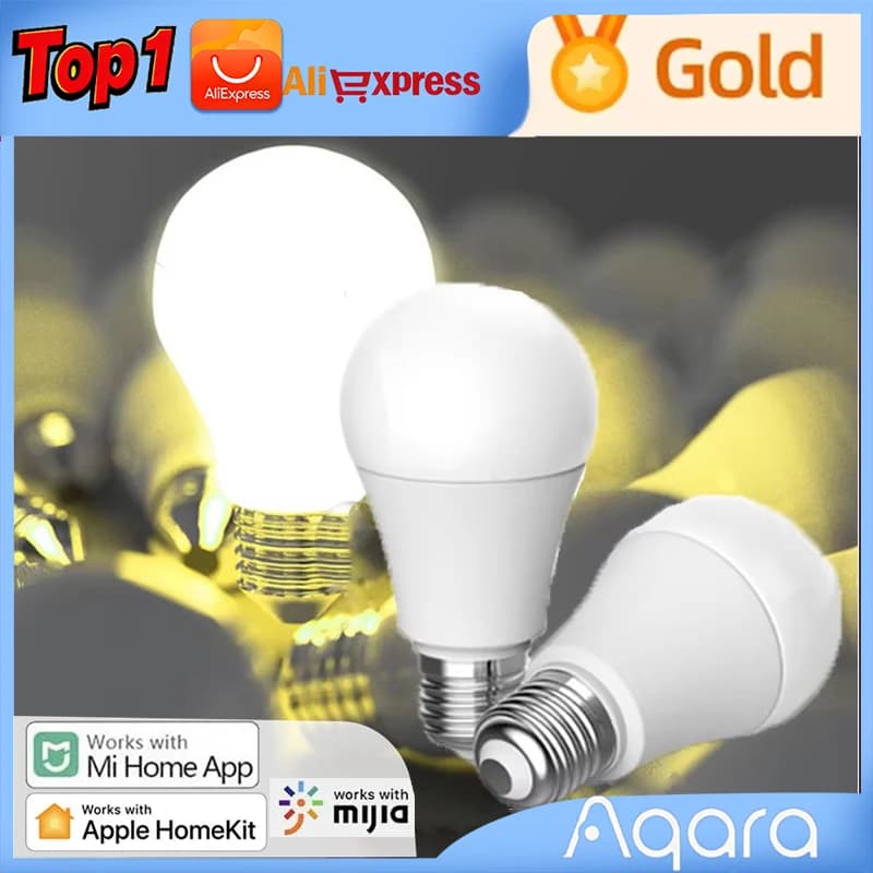 Aqara Light Bulb E27 Smart LED Zigbee 9W 2700K-6500K Smart Remote bulb Light For Xiaomi Mi Home HomeKit Smart Home LED Bulb