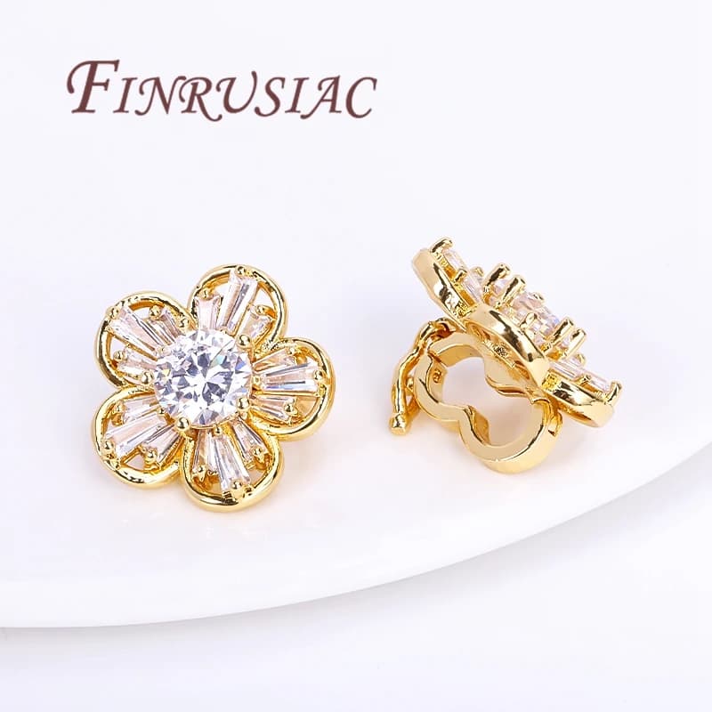 18K gold plated brass butterfly clasp for jewelry, bracelet fasteners, necklace closure results, DIY jewellery accessories