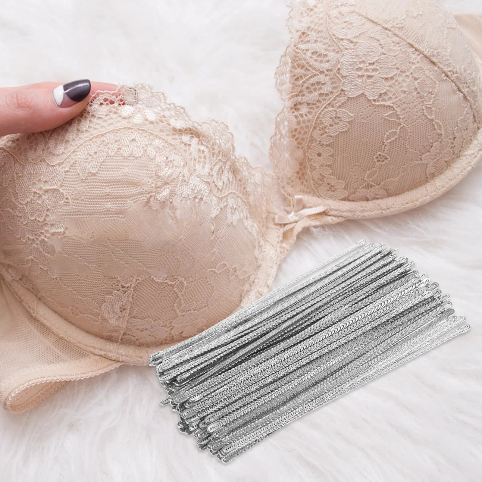 100 Pezzi Nastro a Spirale in Acciaio per Corsetti, Forniture per la Realizzazione di Corsetti, Cinture Modellanti, Supporto per Fitness e Corsa