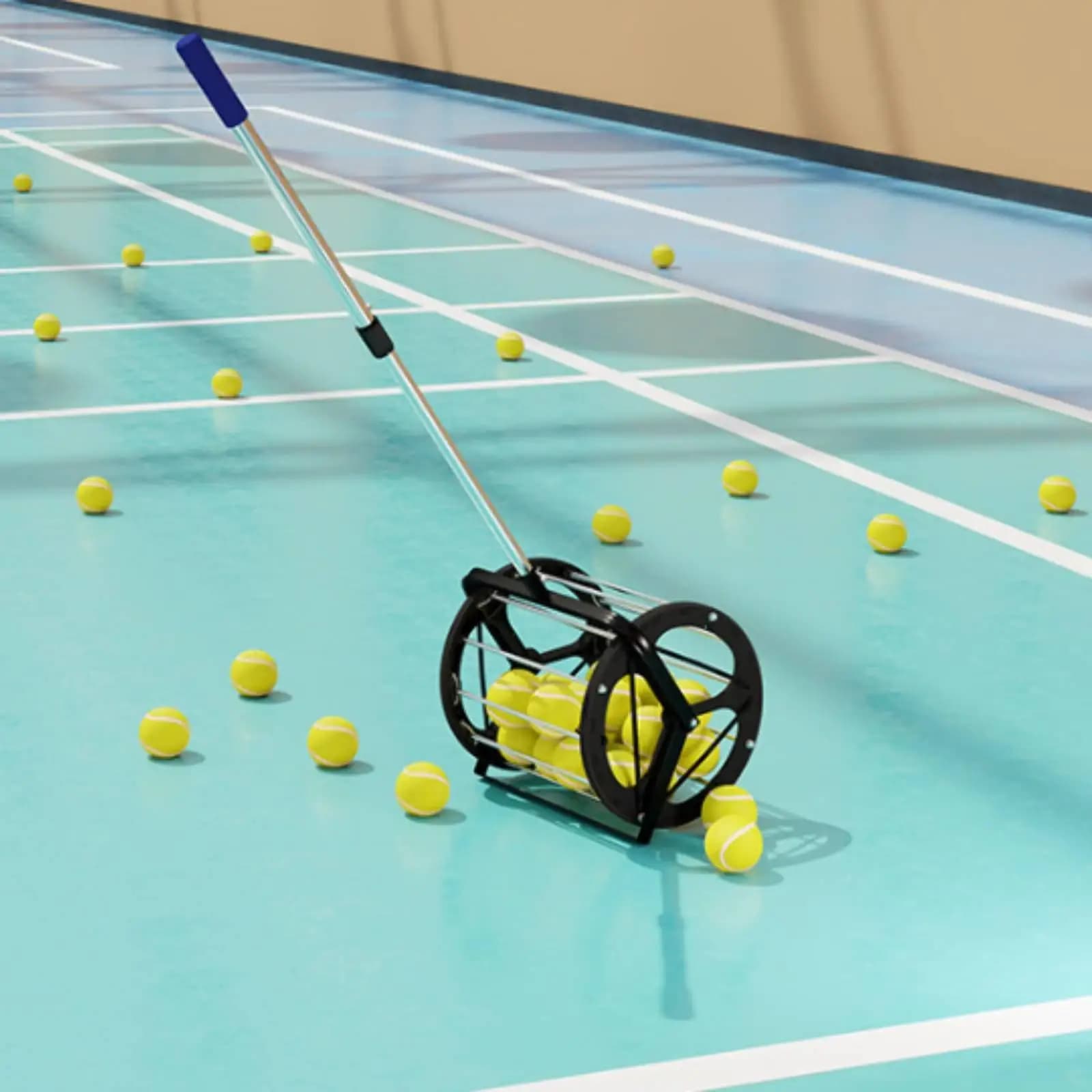 Tennis Ball Collector Lightweight Ball Pickup Tube Practice Equipment for Tennis Court Training Gear