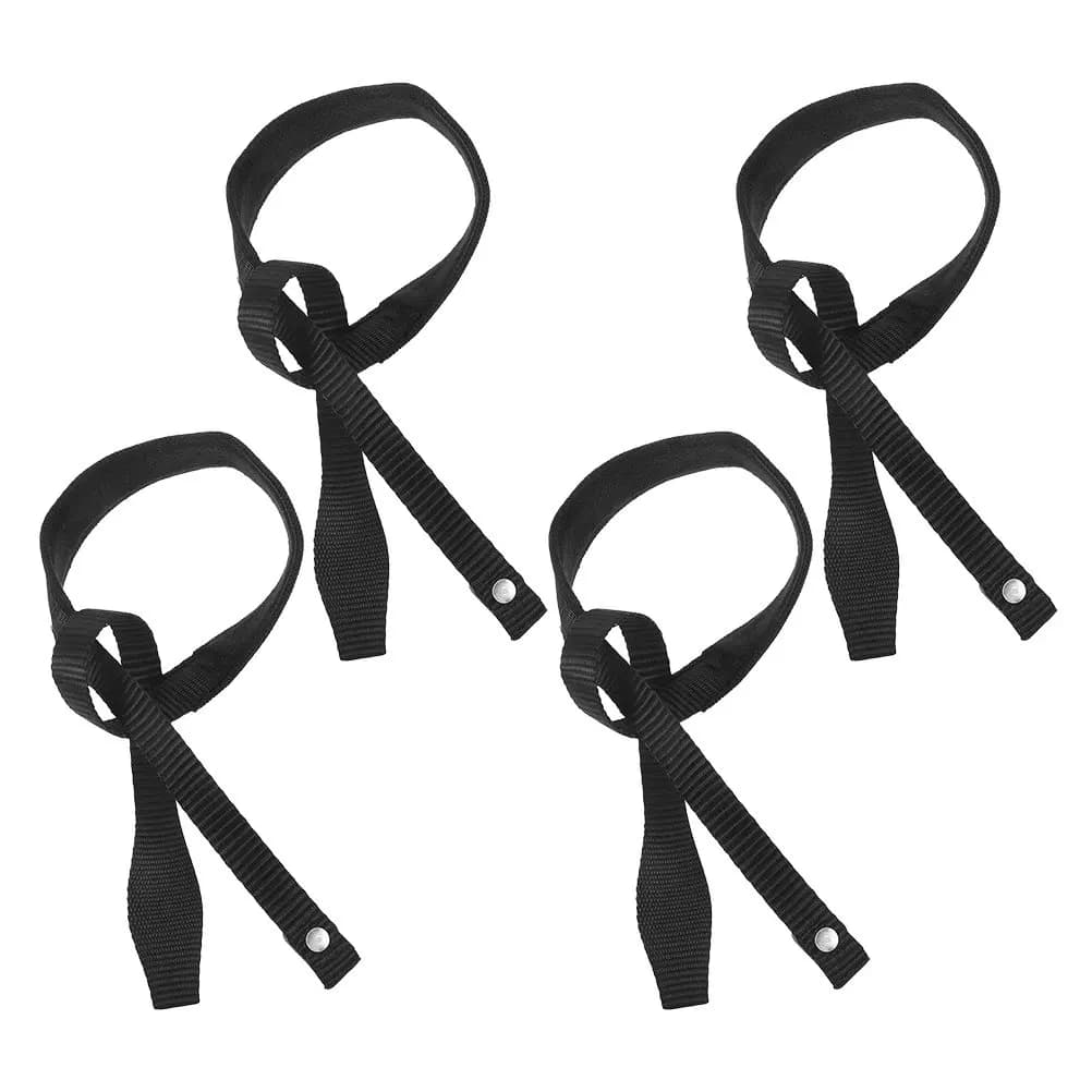 4 Pezzi Cinturino da Polso per Bastoncini da Sci Regolabile Antiscivolo per Escursionismo Trekking Bastone da Passeggio Accessori per Attrezzatura Outdoor