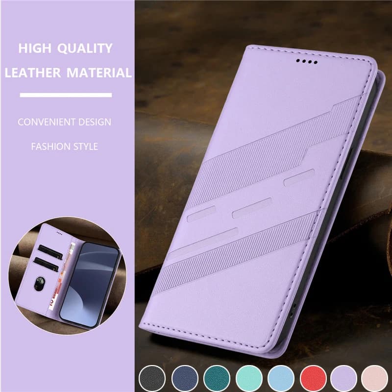 Custodia Flip di Lusso Note15 per Xiaomi Redmi Note 15 4G Note15 Pro Plus 5G, Cover Portafoglio in Pelle Protettiva