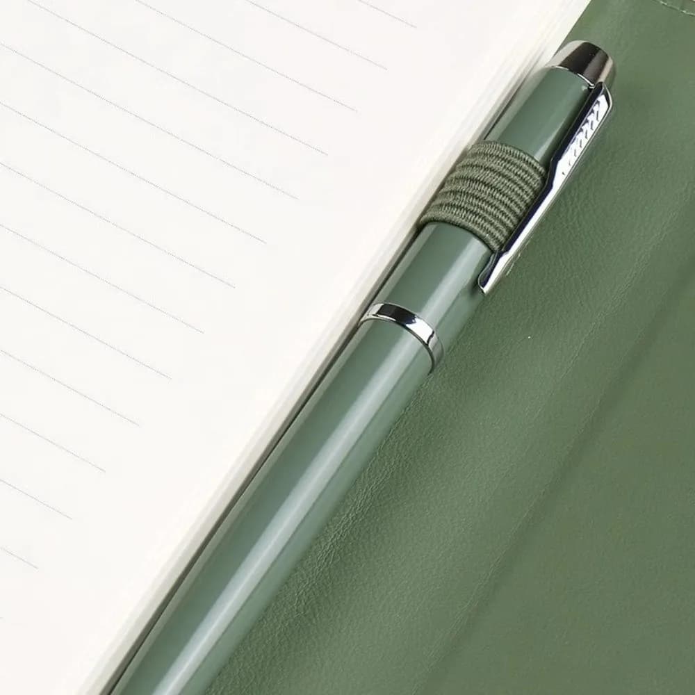 Agenda aziendale Premium A5 Agenda Planner Diario di fascia alta Notebook con copertina in pelle Forniture per ufficio Diario di viaggio Notebook