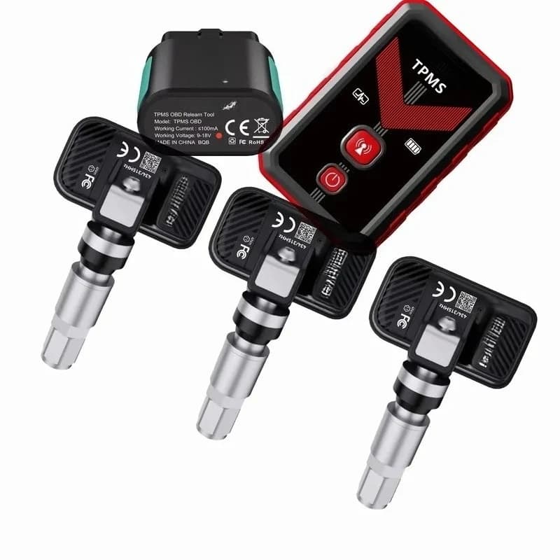 KONNWEI TK100 Plug and Play Smart TPMS Sensor 315MHz 433MHz with TPMS LINK App Support for Android No Extra Tool