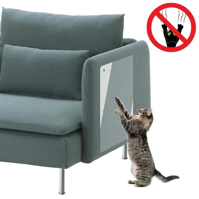 8PCS Gatto Raschietto Divano Scratcher Guard Tiragraffi Mobili Divano Copertura Della Protezione Gatto Deterrente Nastro Pad Tappeto per Cane da compagnia