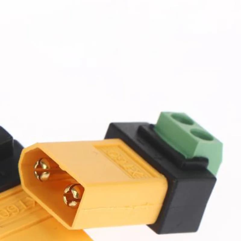 Adattatore da XT60 Maschio/Femmina a Connettore a 2 Pin Senza Saldatura per Caricabatterie Bilanciato UAV e Dispositivi con Pannello Solare