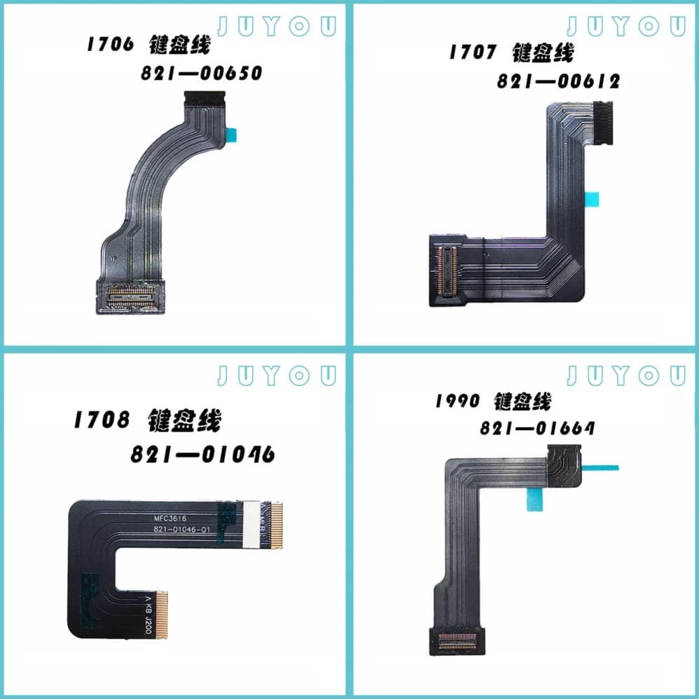 Cavo Flessibile di Ricambio per Tastiera MacBook A1706 A1707 A1708 A1989 A1990, Parte di Riparazione per Laptop Compatibile con MacBook Pro 13