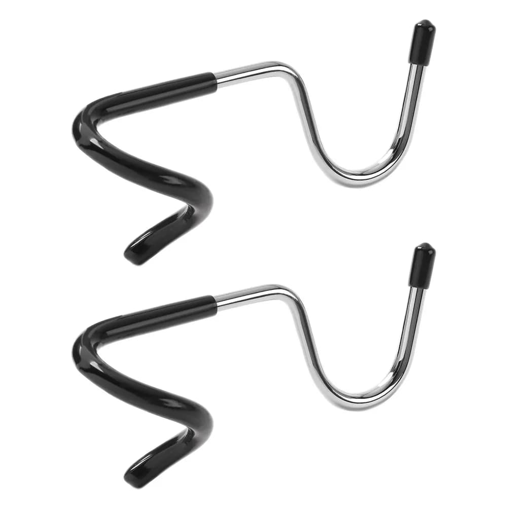 2Pcs Tent Pole Hooks Steel Camping Lantern Hangers Spiral Hooks for Light Clothes Bags Outdoor Camping Supplies