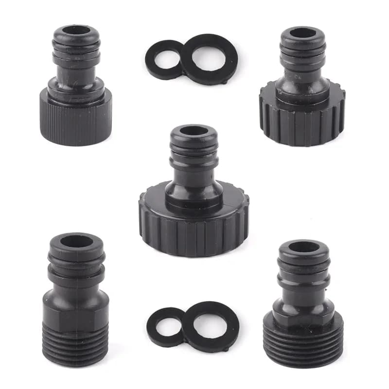3 pcs plastic female and male thread connector for garden pipe quick connector for tap connector for hose repair adapter for water tap