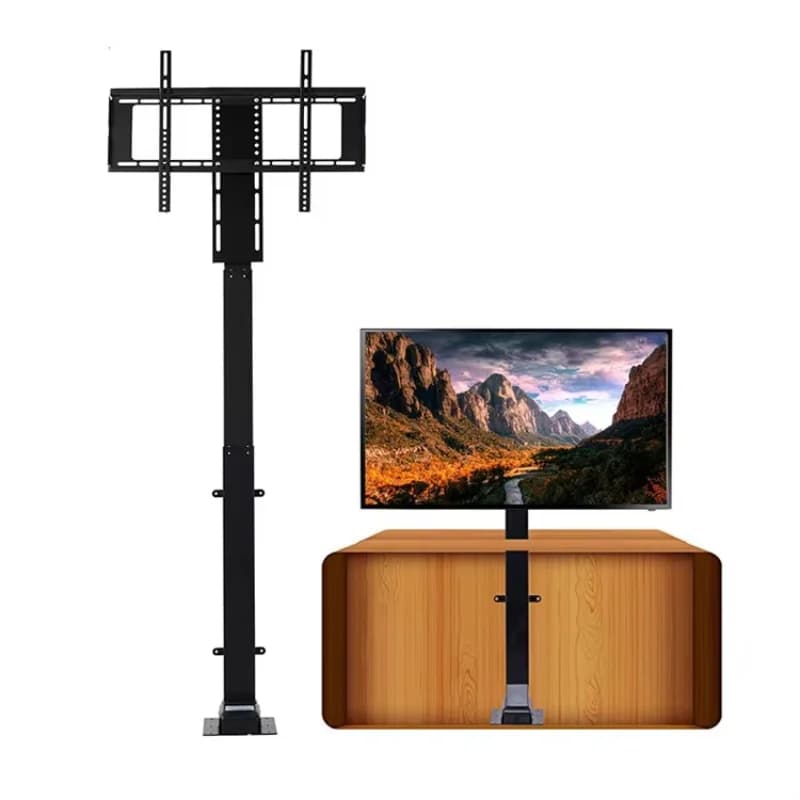 32 "- 57" Electric Lift Bracket Hidden Floor Cabinet Rack For Remote Control Lift TV