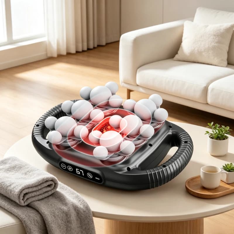 22 Heads Electric Massage Gun, Deep Tissue Percussion Muscle Relaxer, Handheld Body Massager for Pain Relief, Gift for Elderly