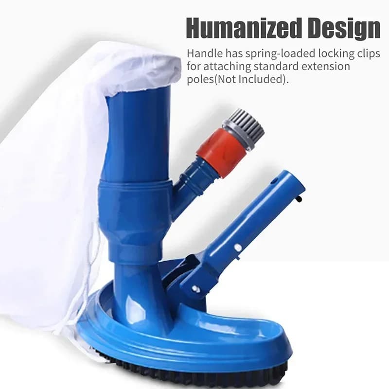 Upgrade New Swimming Pool Vacuum Cleaner Cleaning Disinfect Tool Semicircular Suction Head Pond Fountain Spa Pool Vacuum Cleaner