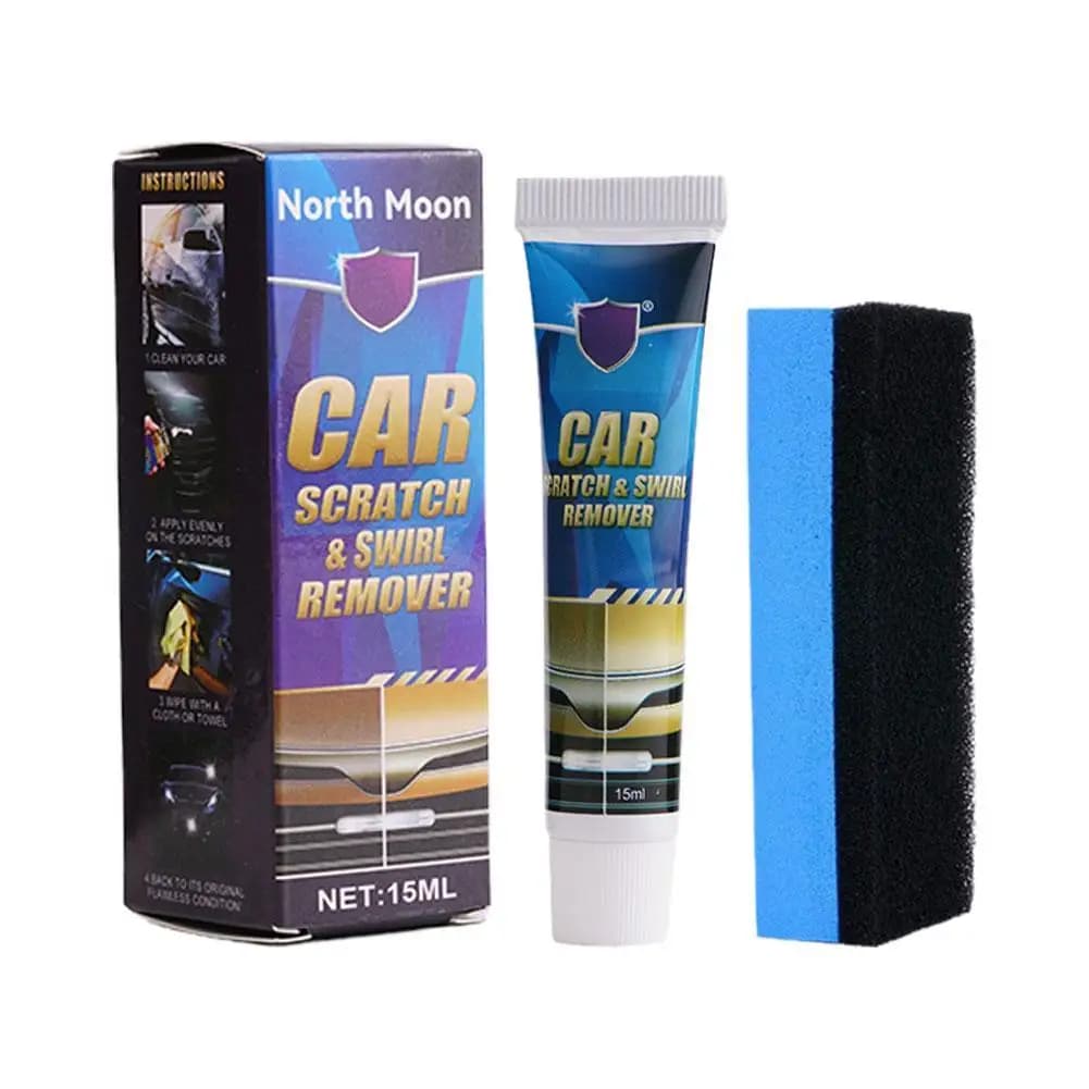 Muslimuniversal Car Body Paint Repair Cream Scratch Repair Paint Paste Touch Up Coating Polishing Wax Brush Rag Tool Care Access