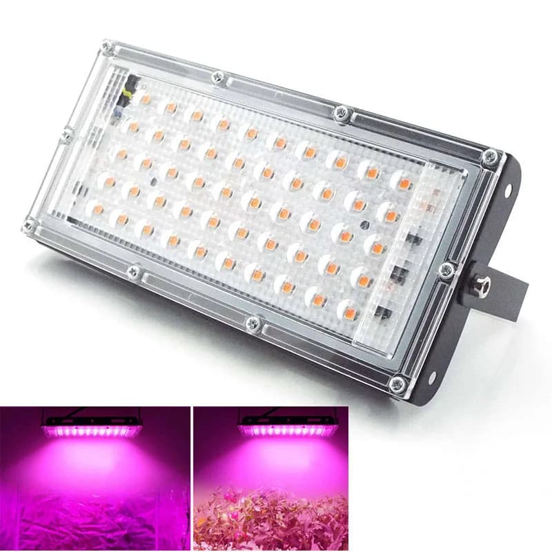 50W Complete Spectro LED Flower Plant Grow Light AC 220V Phyto Indoor greenhouse lamp grow tent box Hydro semi growing Lighting