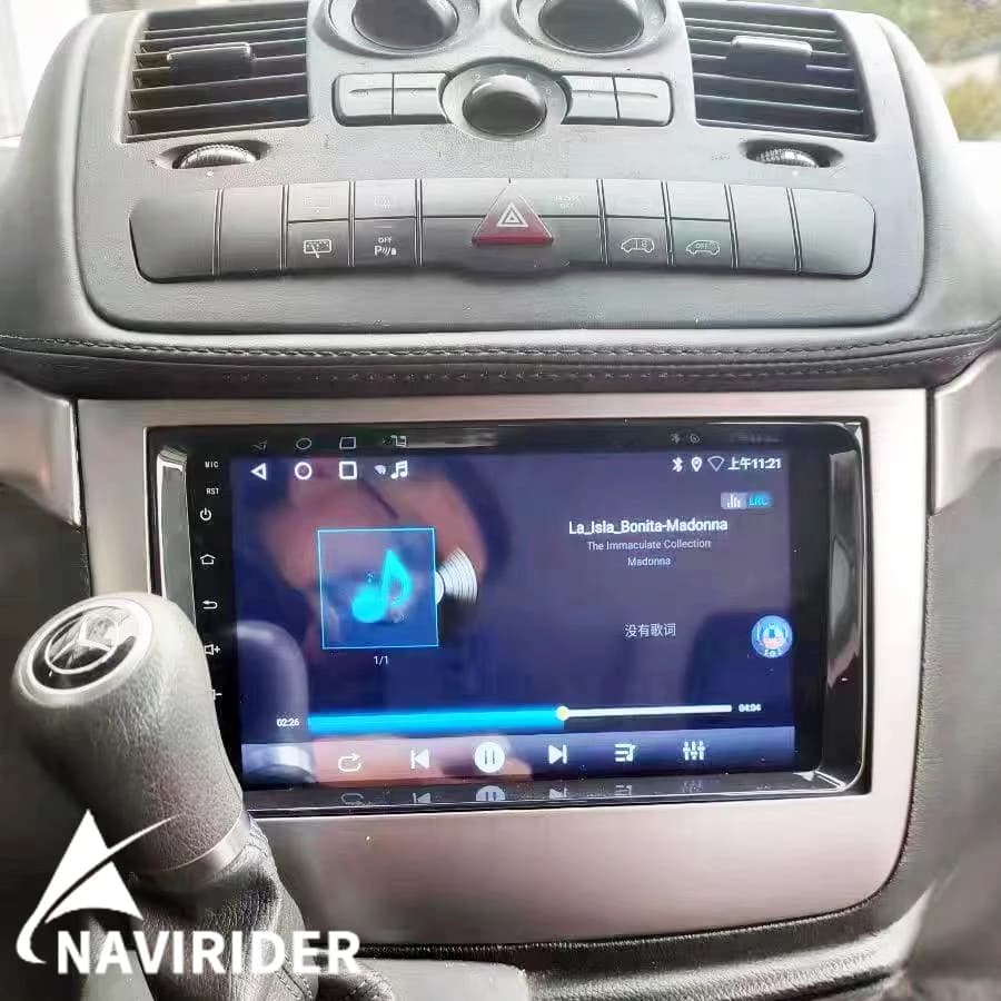 Car Radio Android 15 Screen For Mercedes Benz B200 Sprinter W906 W639 AB Class W169 W245 Viano Vito Multimedia Player Navigation