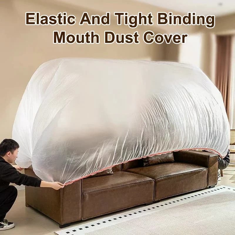 Dust cover, bed cover, vacuum cleaner, plus large size, elastic drawstring, sofa cover, cloth, waterproof protective film