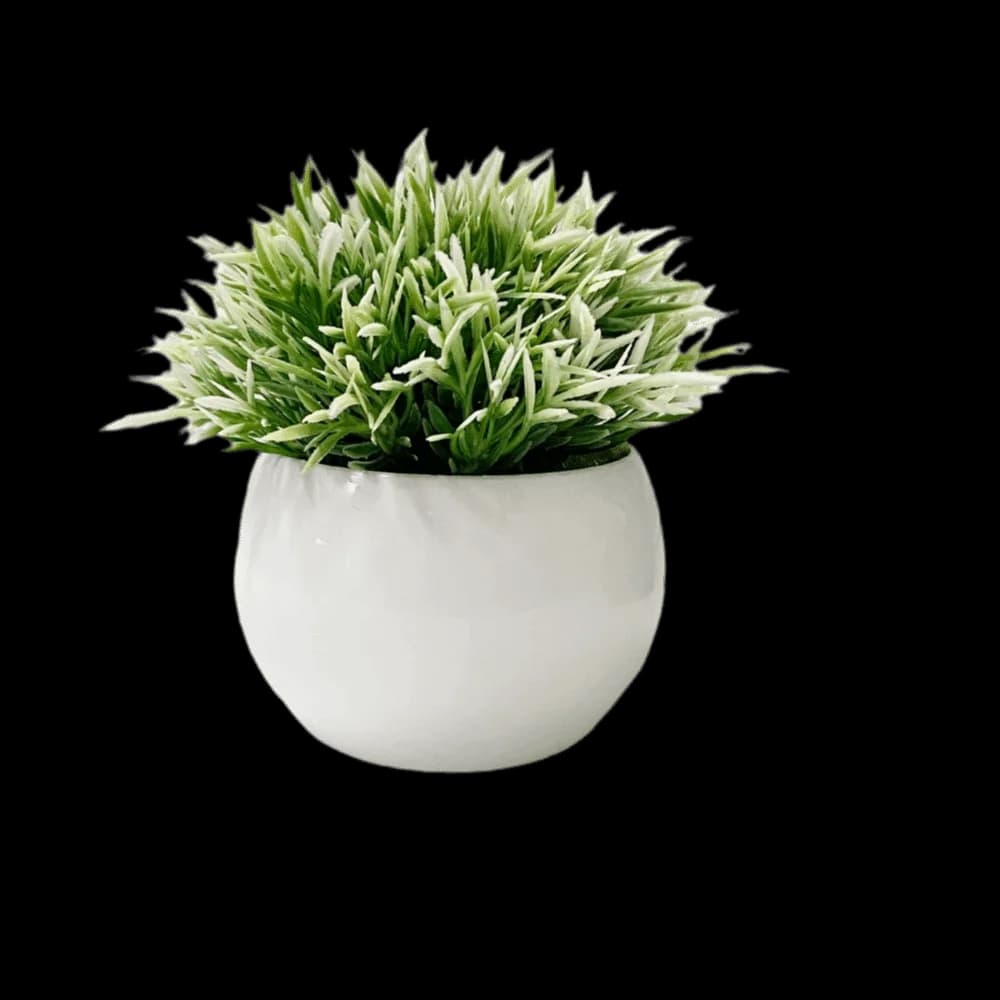 with artificial potted plants Outdoor decoration Vase ornament Artificial flower Wedding party decoration Miniascape Bonsai green pot