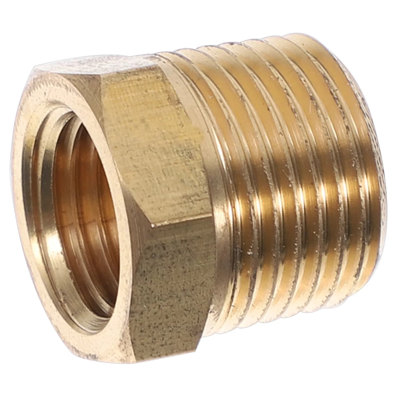 Duplexed male connection with Female reducer for 3/8 to 1/4 garden pipe, 3/8 to 1/4 coupling adapter, Limited reducer