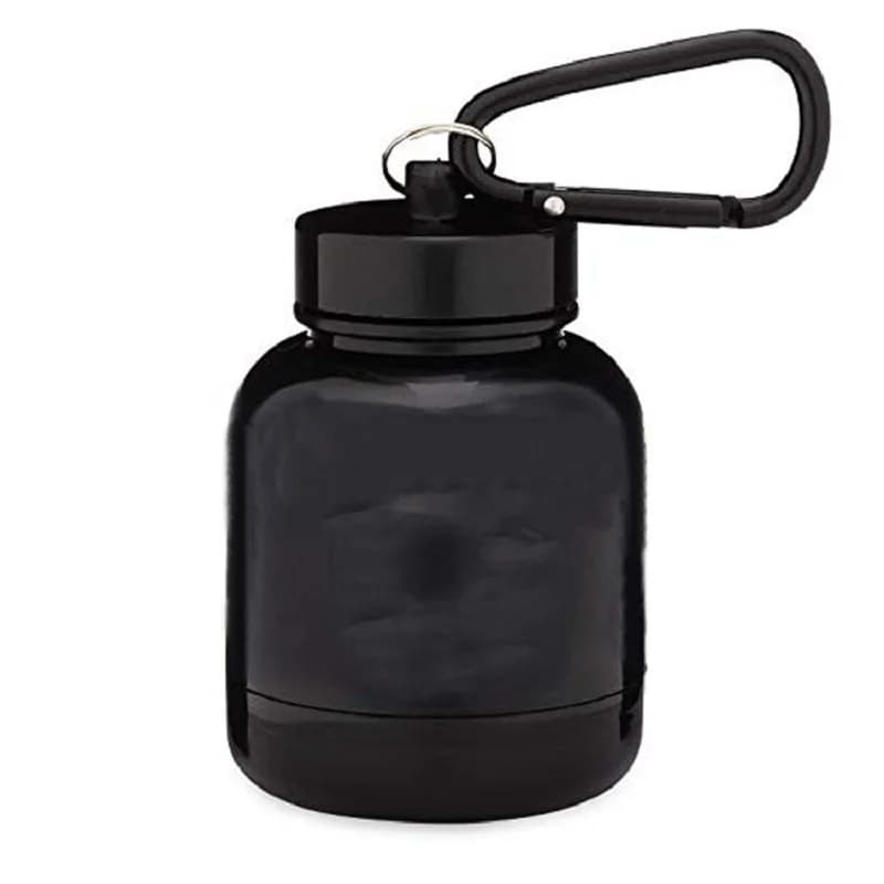 100 ml portable milk bottle with keychain Keychain for outdoor camping bottle