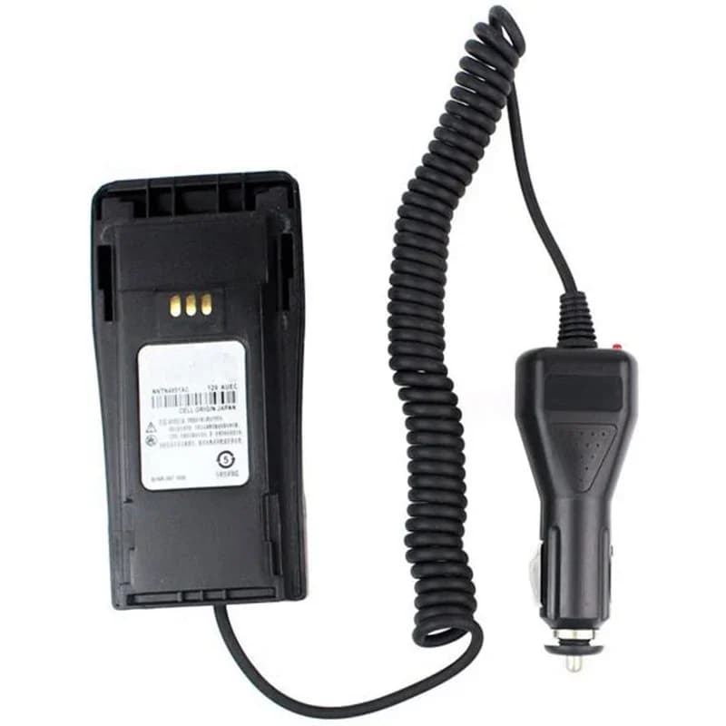 NNTN4851 adattatore per caricabatteria da auto eliminatore di batterie per MOTOROLA GP3188 GP3688 CP040 CP140 CP250 DP1400 EP450 PR400 Walkie Talkie