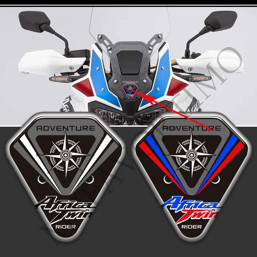 Per Honda Africa Twin CRF1000L CRF 1000 1100 L CRF1100L Adventure Sports Kit Tronco Custodie per bagagli Rilievo del serbatoio Protezione adesivi