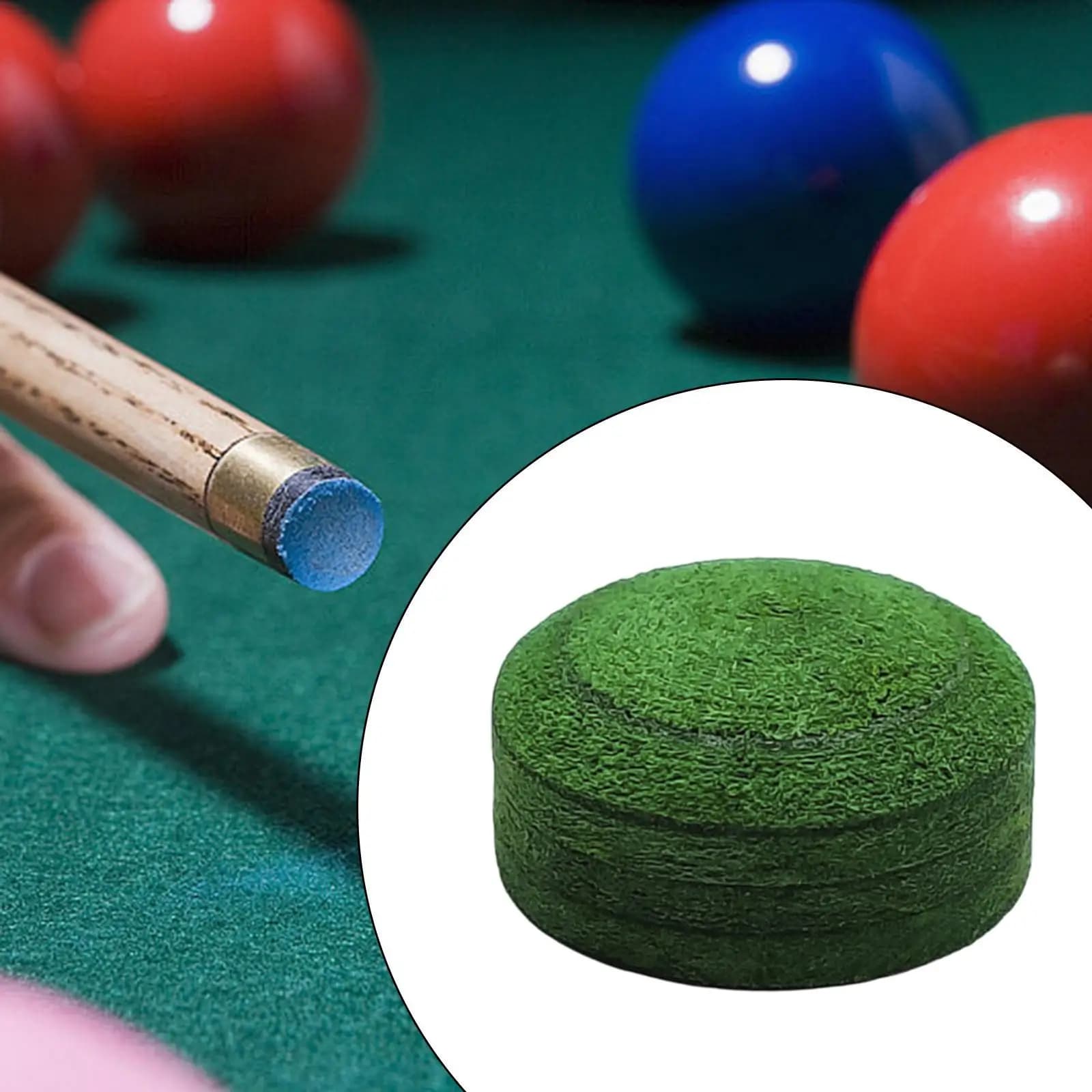 Punta per Stecca da Biliardo in Pelle PU Multistrato, Accessorio di Riparazione per Stecche da Snooker e Biliardo, Parti per Tavoli da Biliardo
