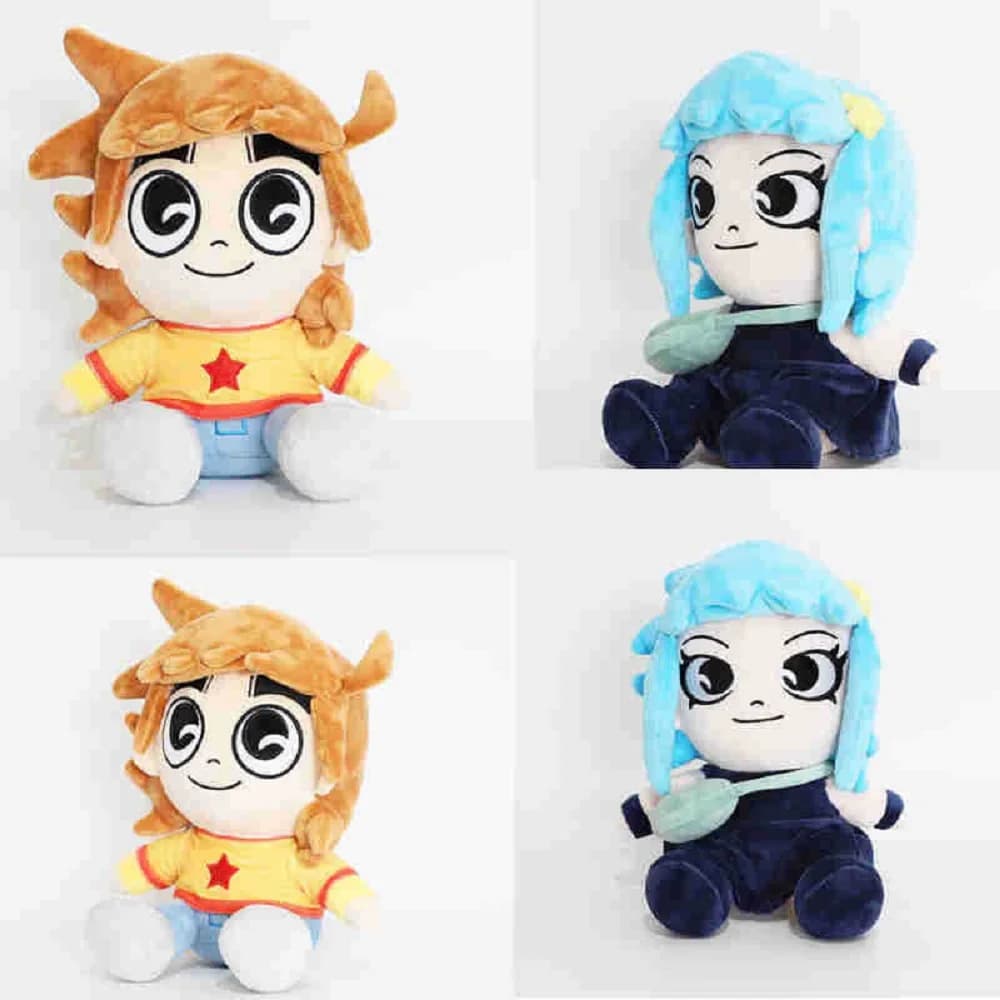 2026 Hot Anime Scott Pilgrim Plush Soft Stuffed Cartoon Game Plushie Doll Anime Cartoon Peripherals Pillow Doll Toy Gift For Kid