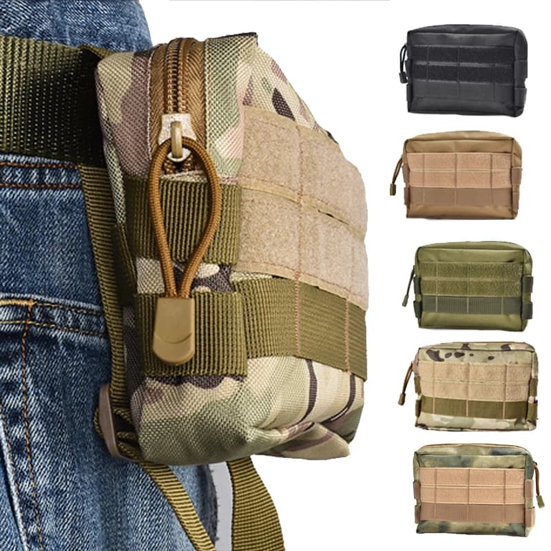 Marsupio da tiro Molle Cintura da caccia Marsupio Sport all'aria aperta Borsa per telefono impermeabile Ciclismo Tasca per attrezzi EDC Caccia Fanny Pack
