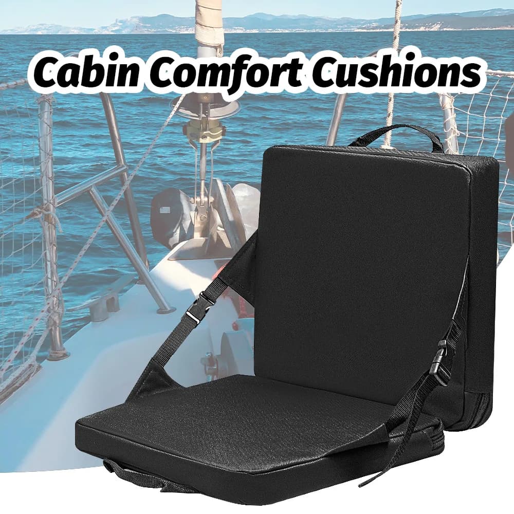 Bleacher Chair Folding Stadium Seat Cushion with Back Support Portable Handle Bleacher Cushion for Outdoor Folding Stadium Chair