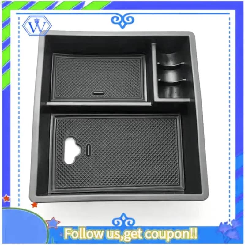 M46K-Centro Console Organizer Bracciolo Scatola di Immagazzinaggio Vassoio Per Toyota Hilux VIGO Fortuner 2004-2014 Ricambi Auto Accessori