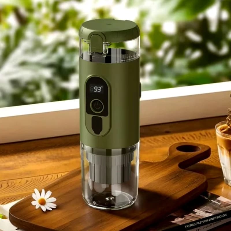 20bar Portable Espresso Coffee Machine 2-in-1 Portable Coffee Maker with Hot & Cold Brew Rechargeable Travel Coffee Maker