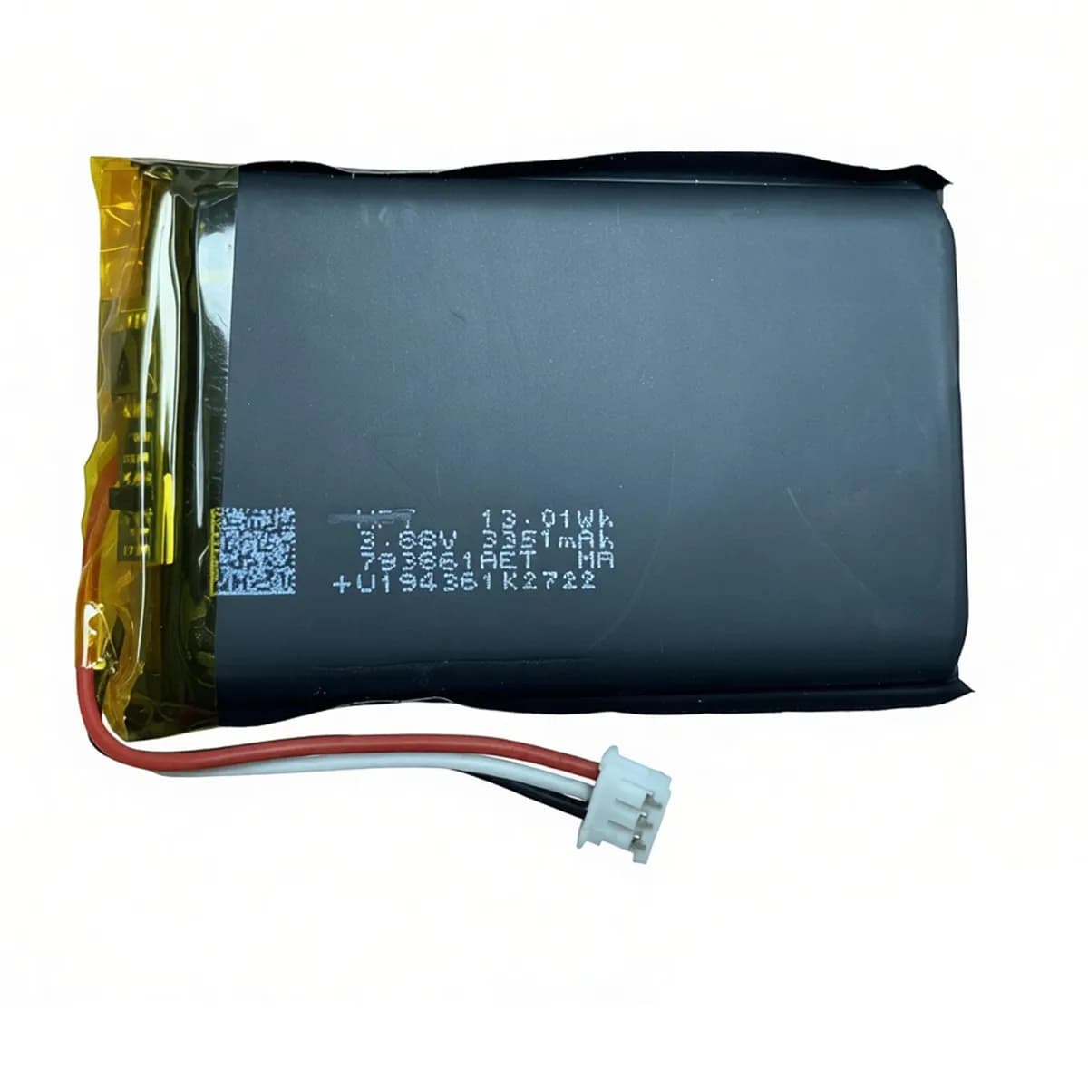 793861AET 804060 804066 3.88V 3351mAh 1.5mm 3P Lithium Polymer Battery For LED Lights Bluetooth Headset Speaker Baby Monitor