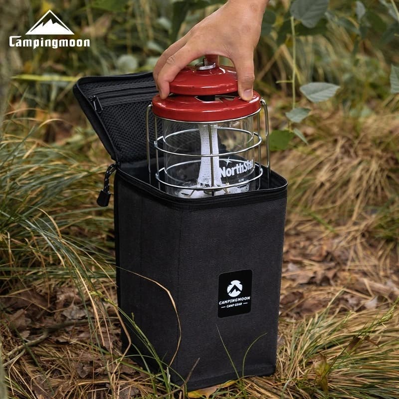 CAMPINGMOON BKT-8-BC Large Capacity Camping Lamp Container, Reinforced, Suitable for Gas Tanks and Stoves