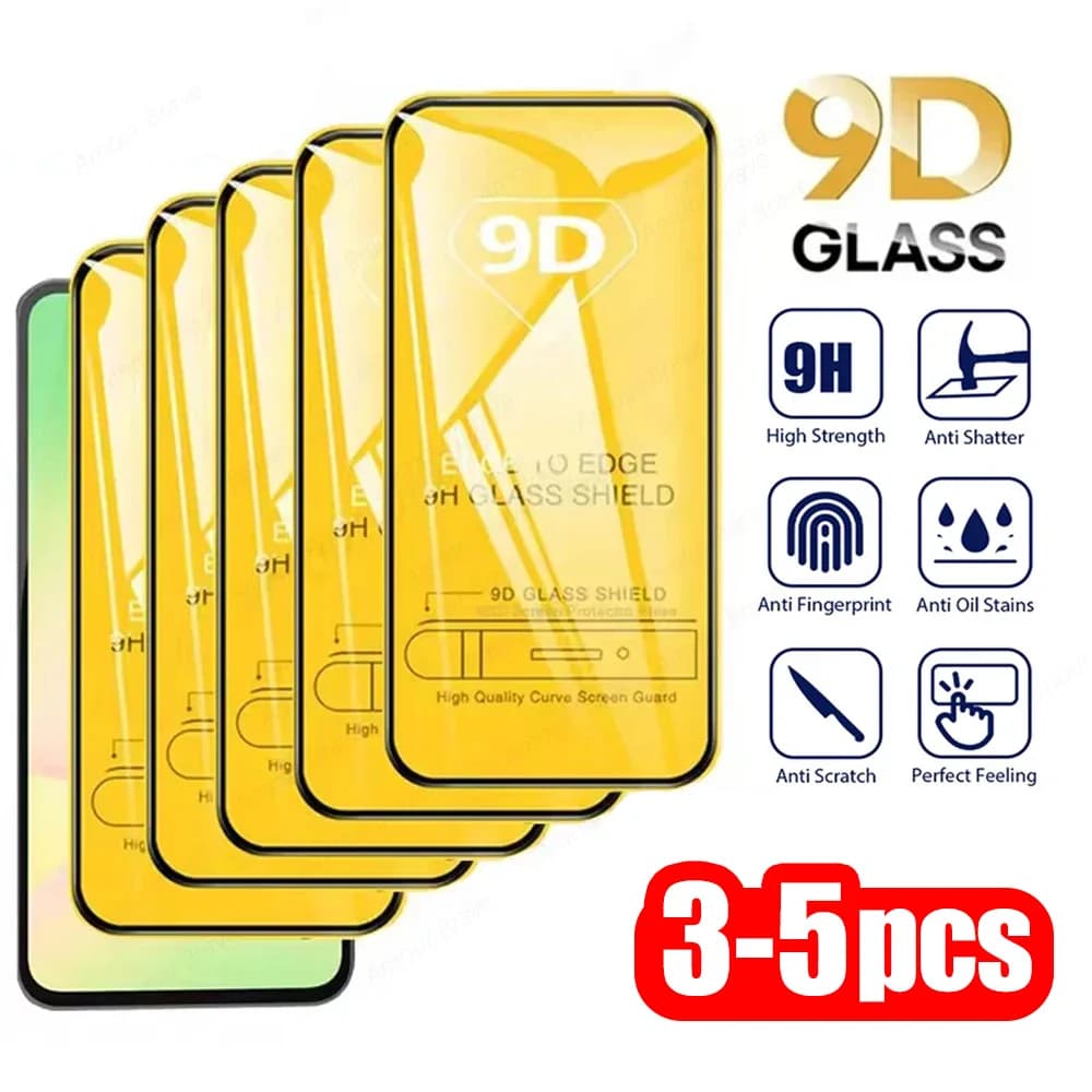 3-5PCS Tempered Glass For Xiaomi Redmi 15C Note 13 Pro 14S 15 Pro 5G 14 12 11 15 14C 13C 12C 11 10X 10C 9A 10 Screen Protector