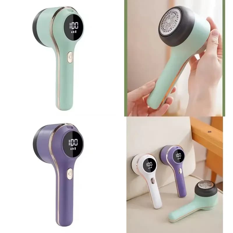 New High Quality Rechargeable Fabric Lint Remover Portable Electric Clothes Shaver Fuzz Ball Trimmer for Velvet Sweaters