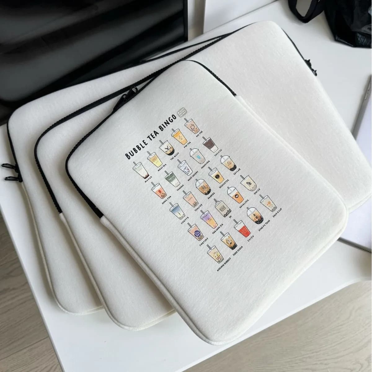 Simpatica custodia per laptop da 13-15,6 pollici per MacBook - Custodia per tablet adatta per iPad Pro/Air 9,7-11", Xiaomi, Samsung | Adorabile copertura protettiva