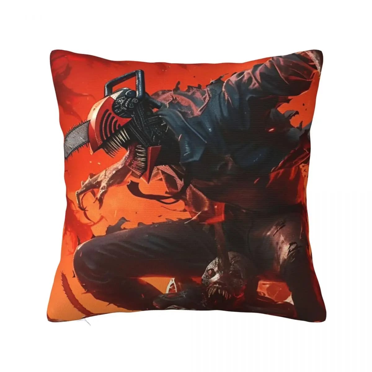 Anime Chainsaw Man Square Pillow Sheet Car Pillow Federation 40 * 40