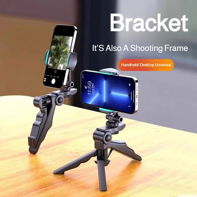 360° Swivelling Smartphone Tripod Mini Foldable Handheld Tripie Selfie Stick For Gopro Action Camera And Most Mobile Phones