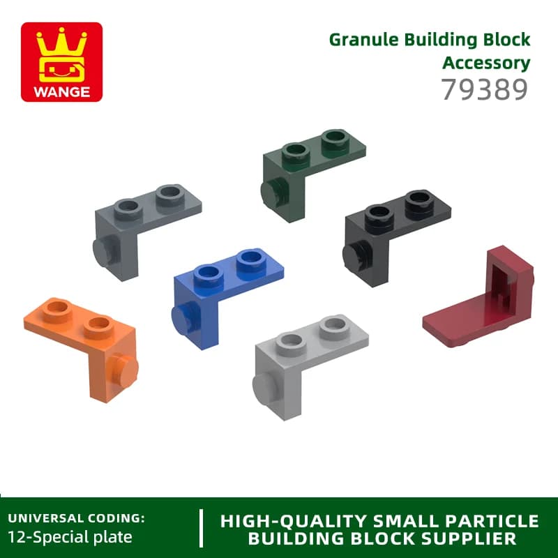20 pz/lotto 79389 staffa 1x1-1x2 Building Blocks accessori Moc compatibili con giocattoli in mattoni per confezione regalo per bambini
