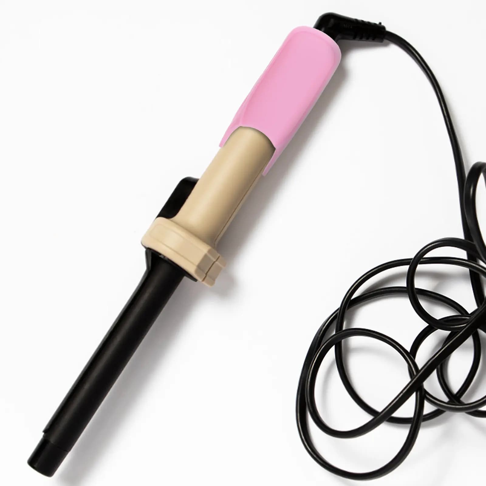 Copertura Universale in Silicone per Ferro Arricciacapelli, Isolante Termico Antiscivolo per Piastra e Arricciacapelli, Lavabile, Colorata ed Elegante, Sicura