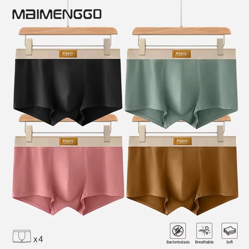 Men Underwear Cotton BoxerShorts Hombre Panties Man Breathable Underpants Fashion Comfort Male Sports Boxer Briefs