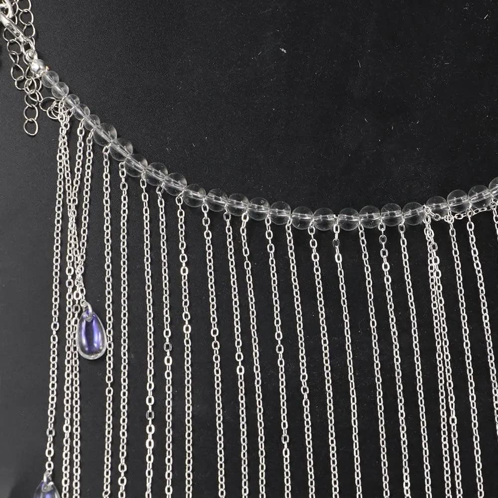 Covering Face Jewellery Luxury Face Veil Ancient Style Long Tassel Dance Masks Handmade Super Fairyland Hanfu Jewelry Women